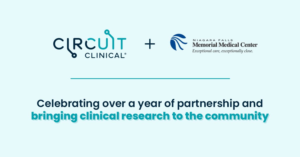 Niagara Falls Memorial Medical Center and Circuit Clinical Celebrate Strategic Partnership Bringing Clinical Research to the Niagara Falls Community  