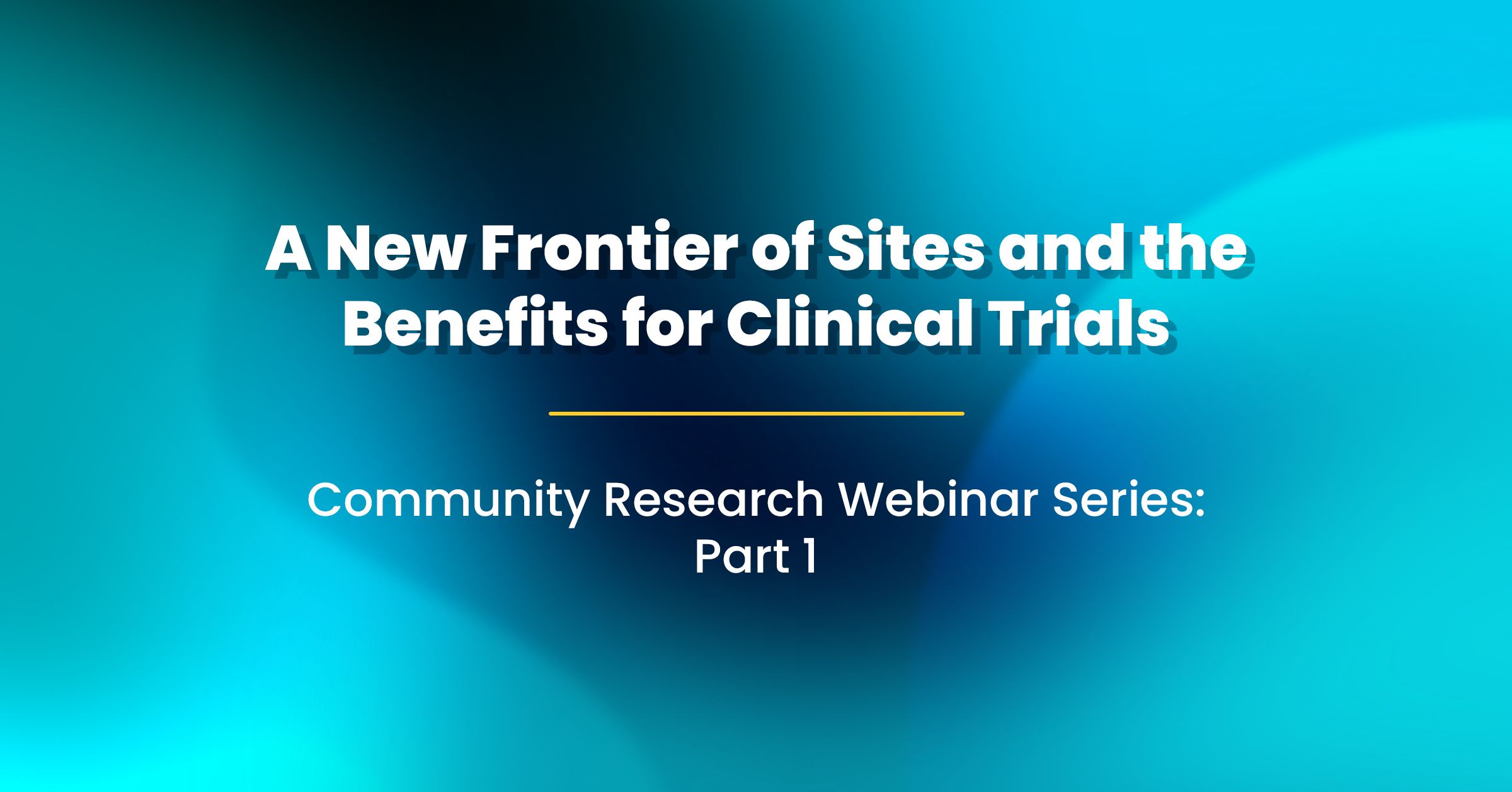 Introducing New Community-Based Research Webinar Series