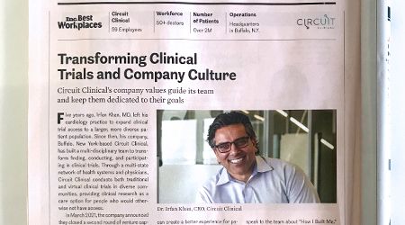 Circuit Clinical Full-Page Profile Published in Inc. Magazine’s September Edition as Best Workplace for 2021